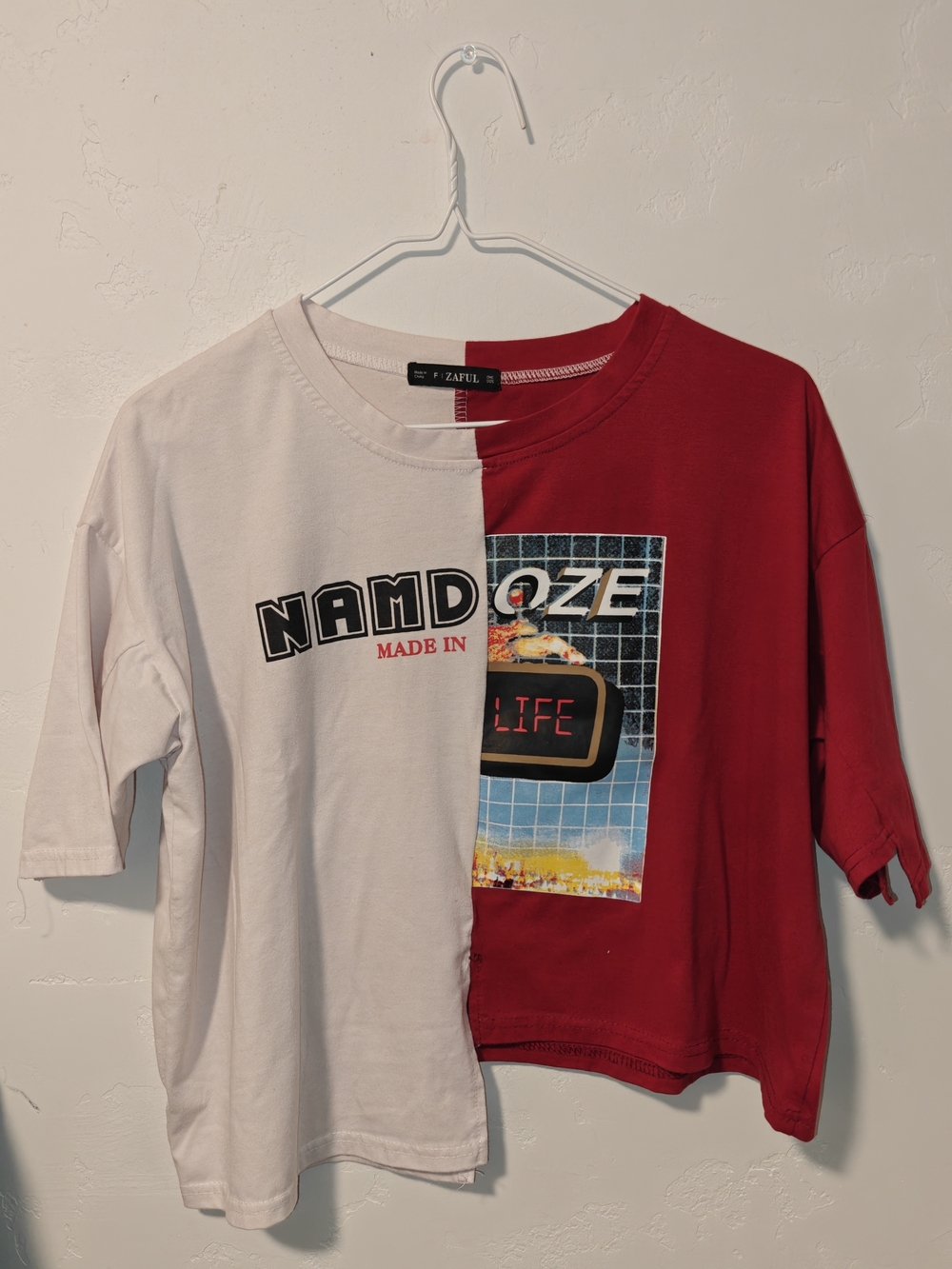 Zaful Namdoze Graphic Short Sleeve Top
